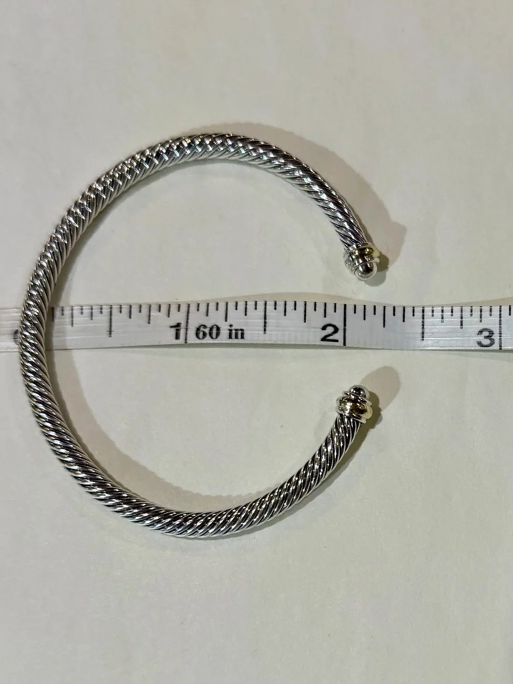 ❤️ David Yurman 4mm Classic Cable Bracelet - Picture 9 of 10